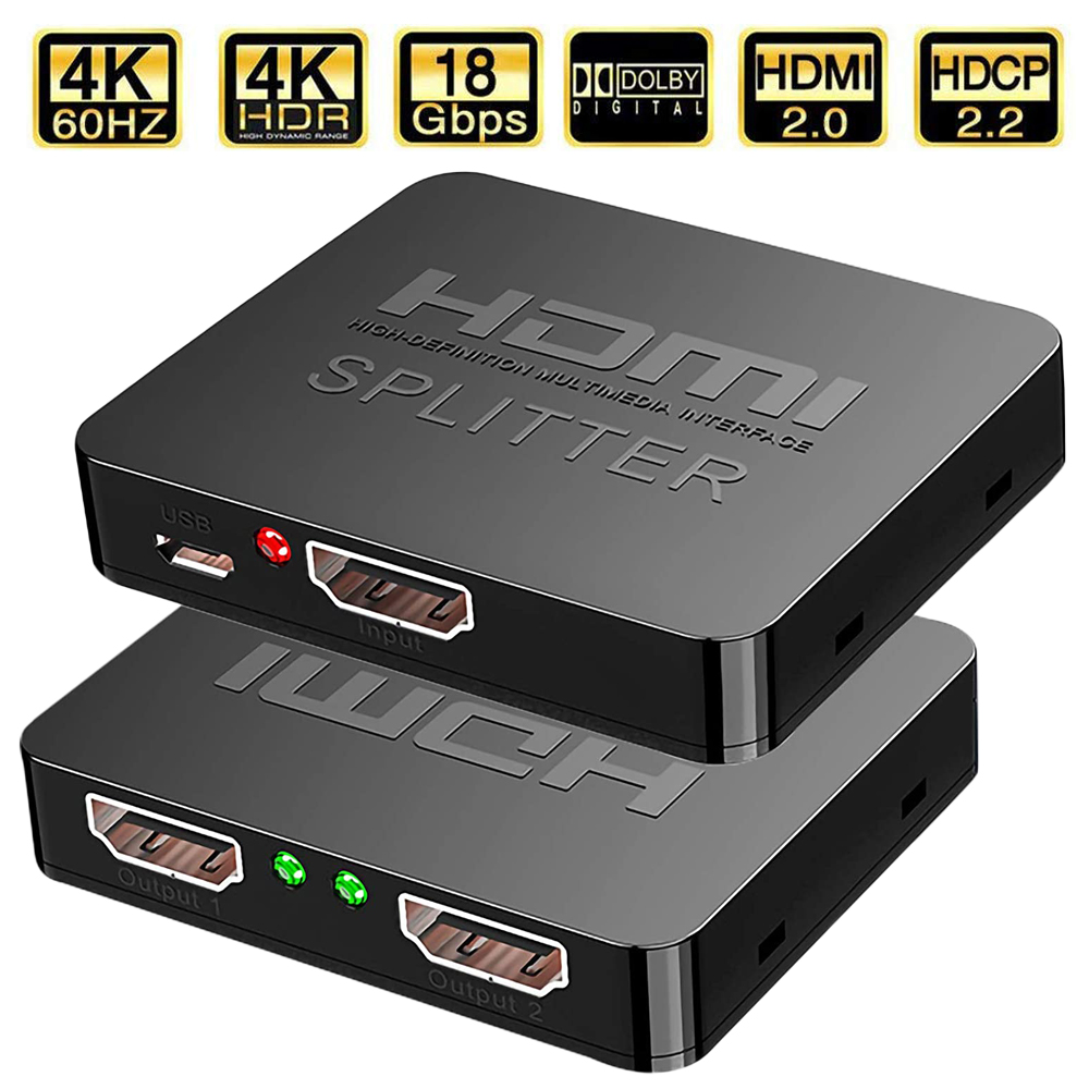 Home Cinema Apple - 2023 Best 4K HDMI Splitter 1x2