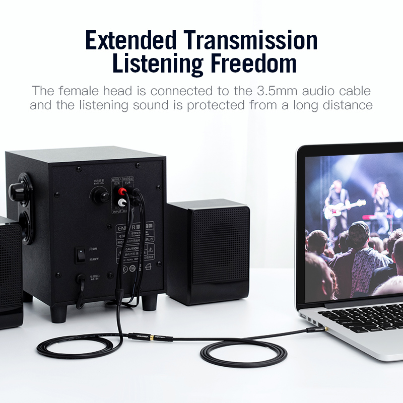 Vention Jack 3.5mm Female to 2 - đánh giá và giá Home Cinema Tv