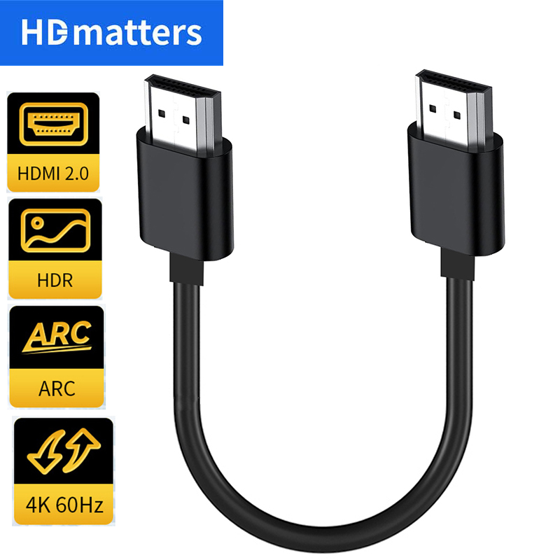Ultra Short HDMI 2.0 Cable 4K  - đánh giá và giá Home Cinema Apple