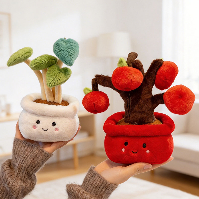 25cm Kawaii Potted Plush Toy S - đánh giá và giá Home Cinema Apple