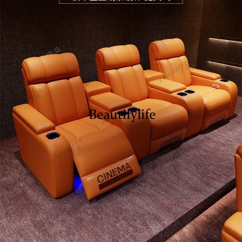 G153 Luxury Genuine Leather El - đánh giá và giá Home Cinema Recliner Chairs