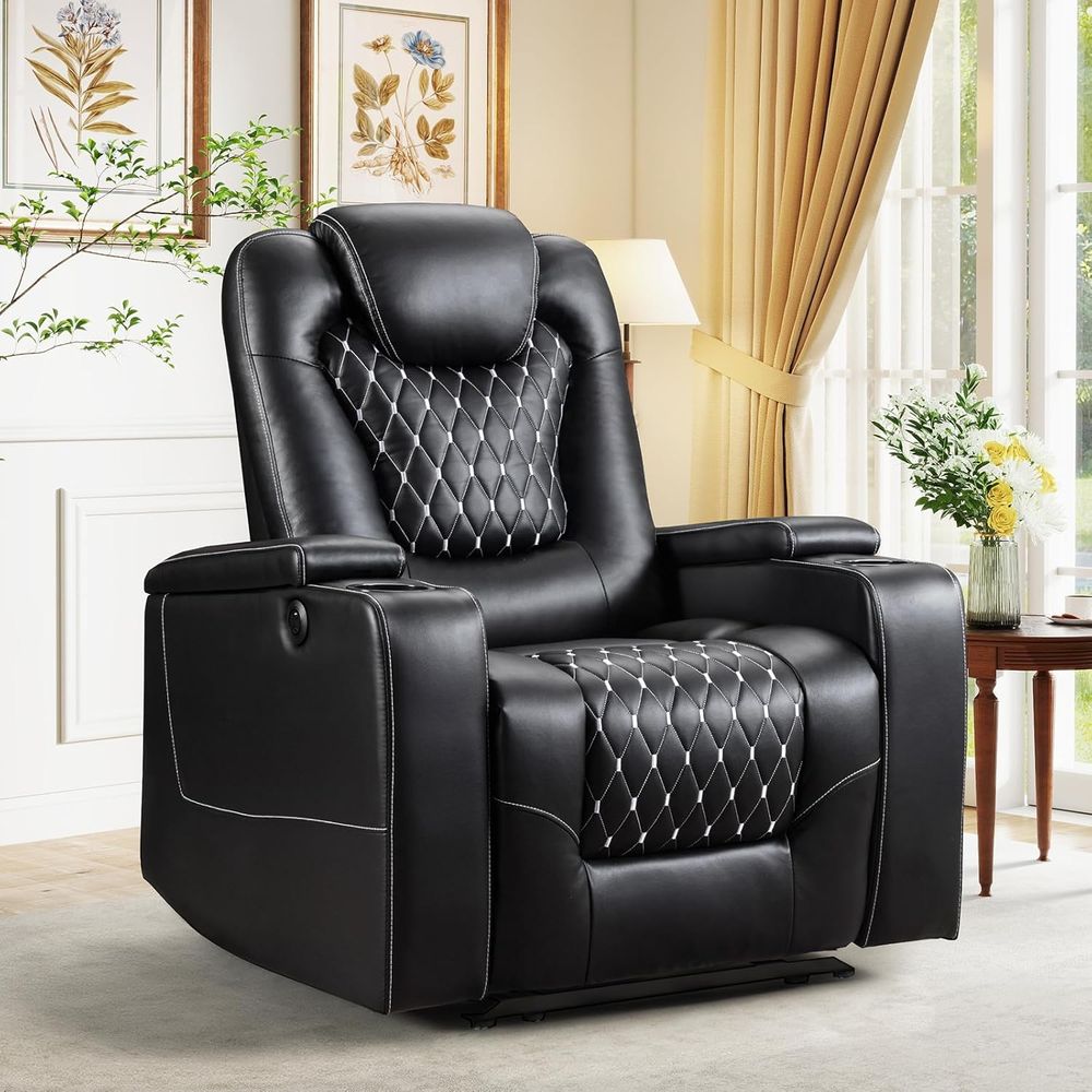 Power Recliner Chair with USB  - đánh giá và giá Home Cinema Recliner Chairs