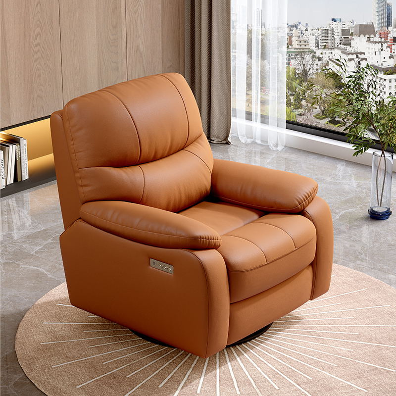 Rotatable recliner leather liv - đánh giá và giá Home Cinema Recliner Chairs