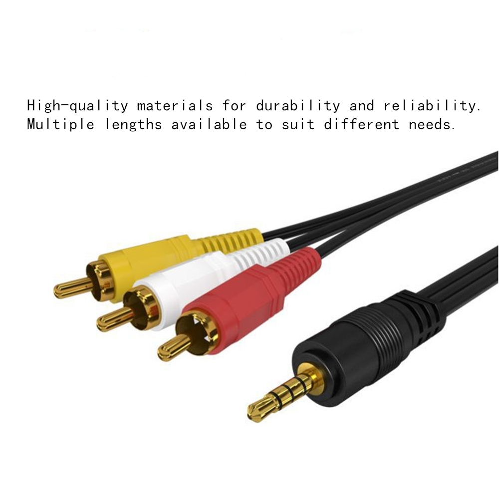 3.5mm to 3 RCA Audio Video Cab - đánh giá và giá Home Cinema Subwoofer